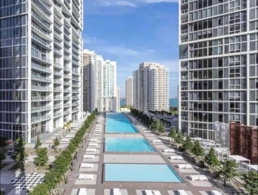 Luxury 1Br Condo W Icon Brickell-Freespa Miami Dış mekan fotoğraf
